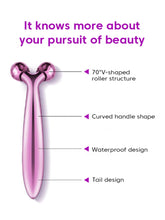 Metal Facial Massager, 1pc Puffiness Relief Skin Care Beauty Face Lift Roller Stick shein